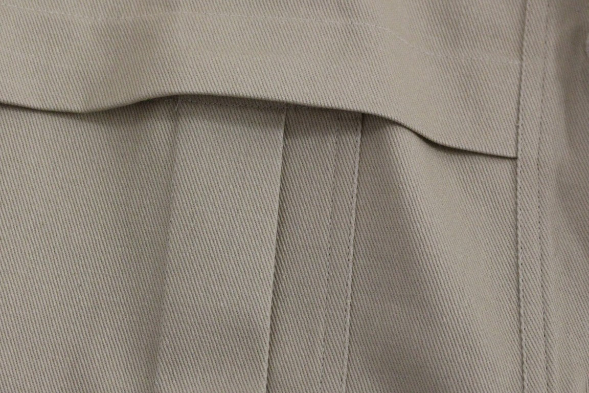 Andrea Incontri Beigefarbenes ärmelloses Blusentop