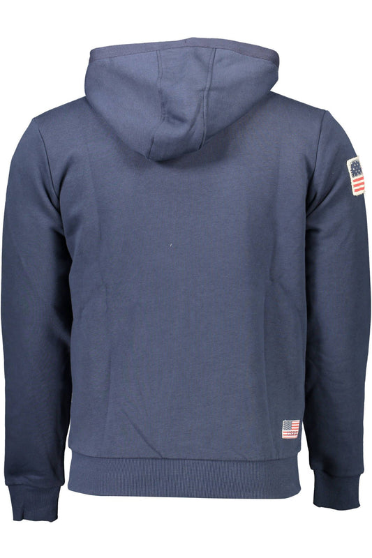 U.S. POLO ASSN. Blauer Baumwollpullover für Männer
