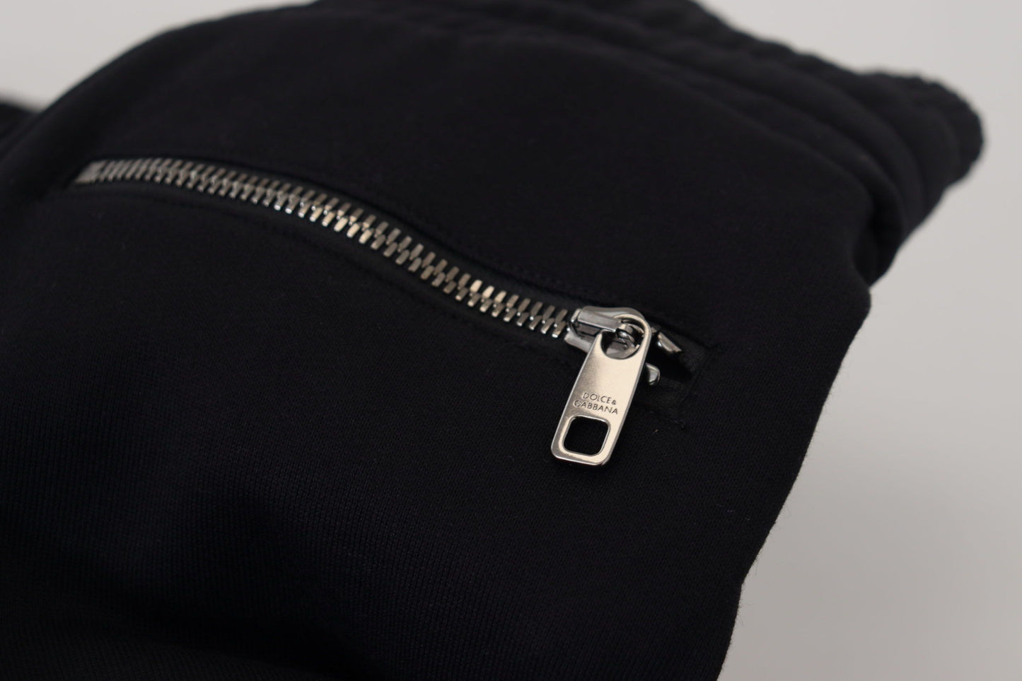 Dolce & Gabbana Schwarze Bermuda Cargo-Shorts aus Baumwolle