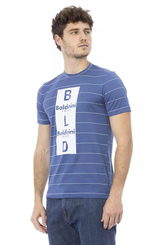 Baldinini Trend Baumwoll-T-Shirt für Herren in Blau