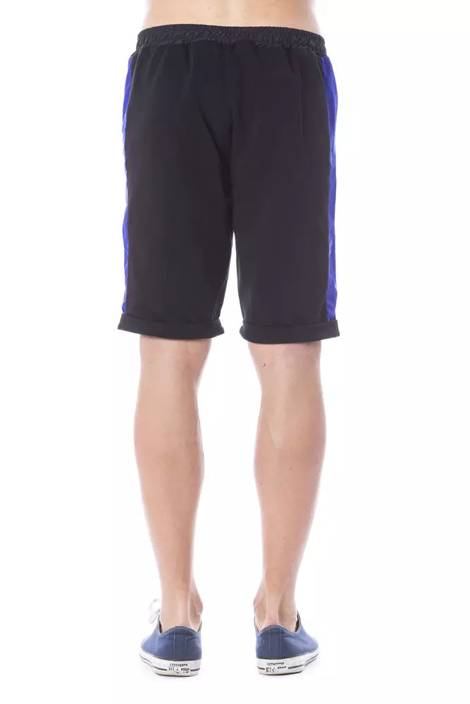 Verri Schwarze Baumwoll-Shorts für Herren