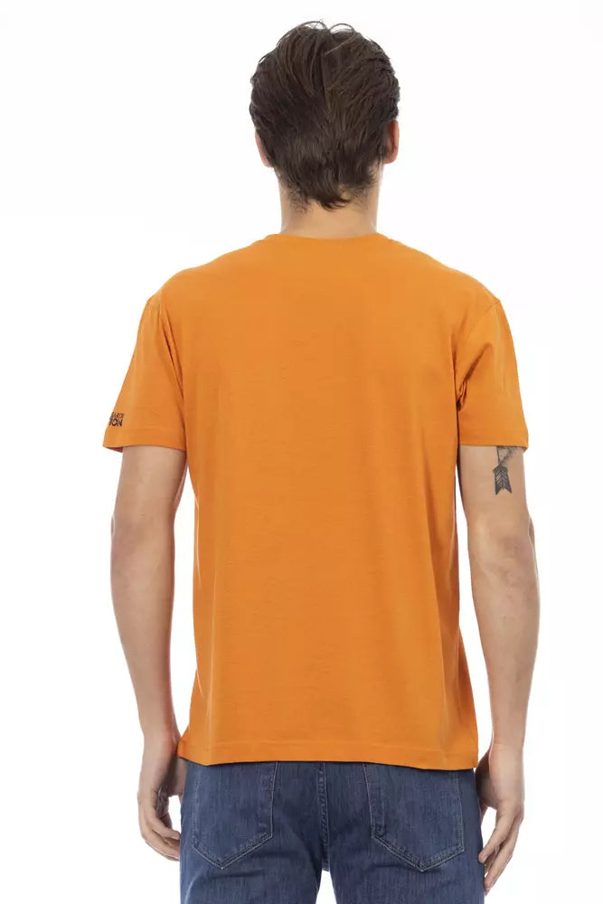 Trussardi Action Oranges Baumwoll-T-Shirt für Herren