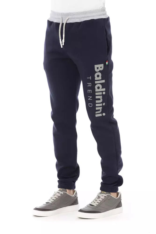 Baldinini Trend Blaue Baumwoll-Sport-Hose für Herren