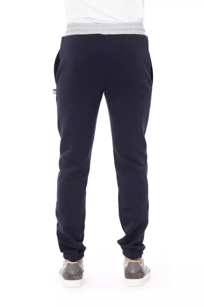 Baldinini Trend Blaue Baumwoll-Sport-Hose für Herren