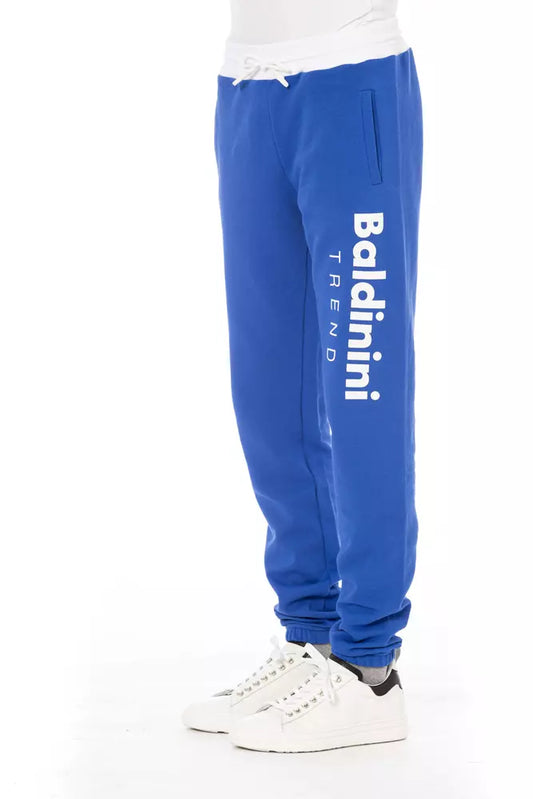 Baldinini Trend Blaue Baumwoll-Sport-Hose für Herren
