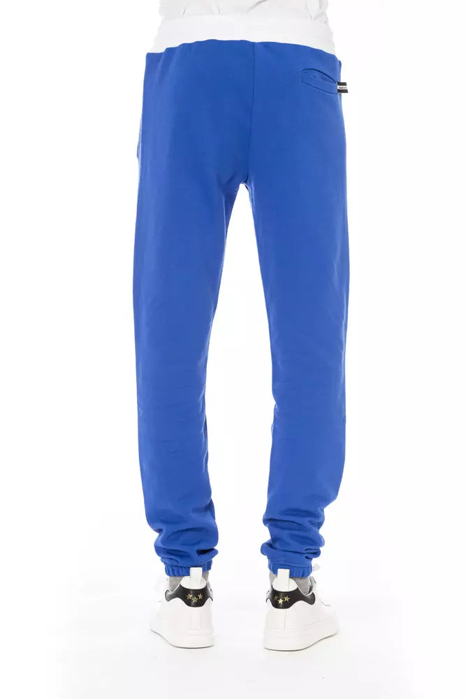 Baldinini Trend Blaue Baumwoll-Sport-Hose für Herren