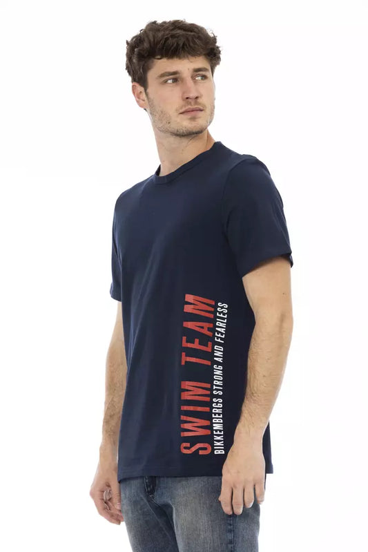 Bikkembergs Baumwoll-T-Shirt für Herren in Blau
