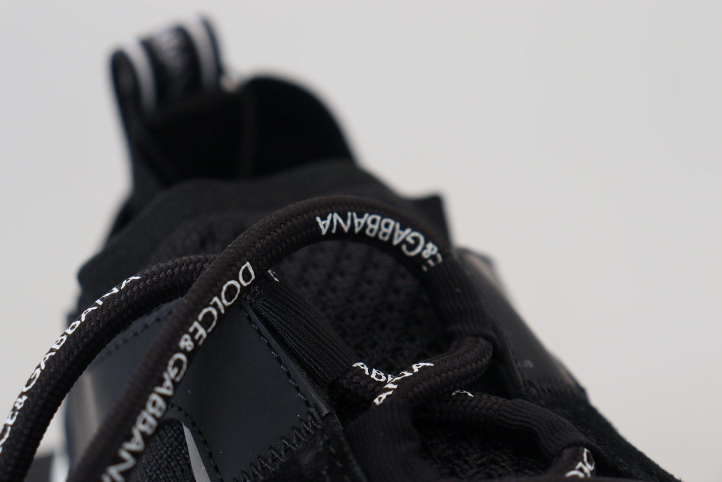 Dolce & Gabbana Schwarz Mesh Sorrento Trekking Turnschuhe Schuhe