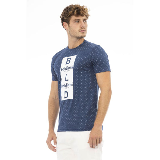 Baldinini Trend Baumwoll-T-Shirt für Herren in Blau