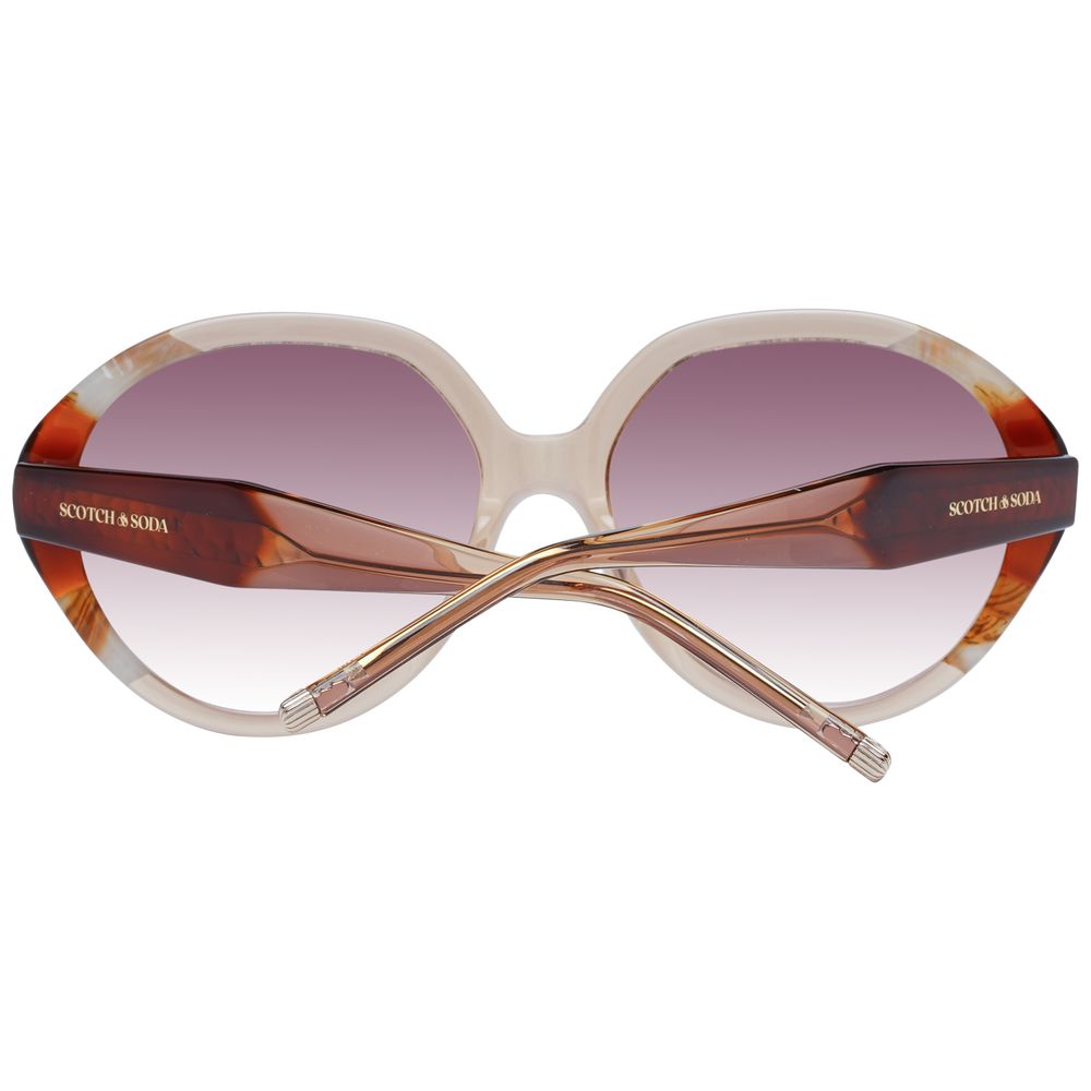 Scotch & Soda Braune Acetat-Sonnenbrille