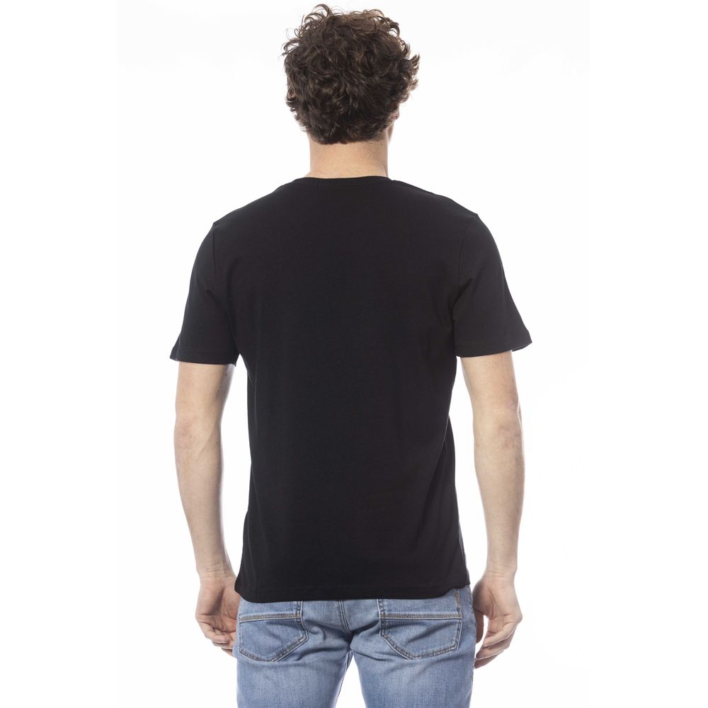 Ungaro Sport Schwarzes Baumwoll-T-Shirt für Herren