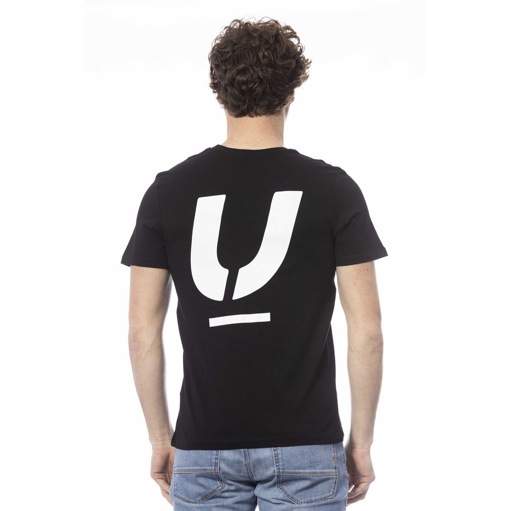 Ungaro Sport Schwarzes Baumwoll-T-Shirt für Herren