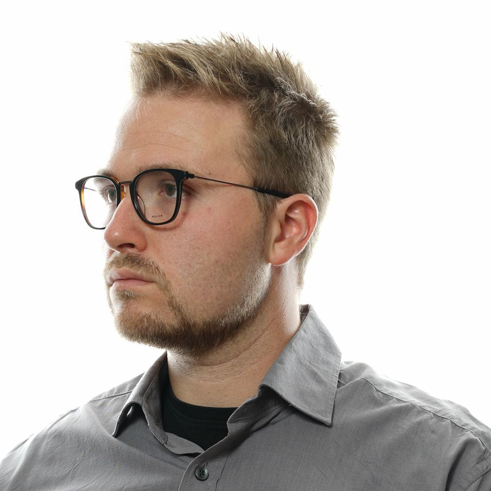 Police Schwarze Metall- und Kunststoffbrille (Gestelle)