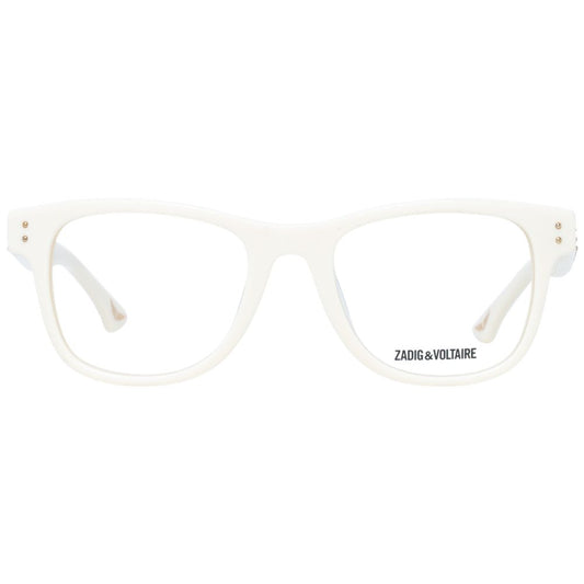 Zadig & Voltaire Cremefarbene Kunststoffbrille (Gestell)