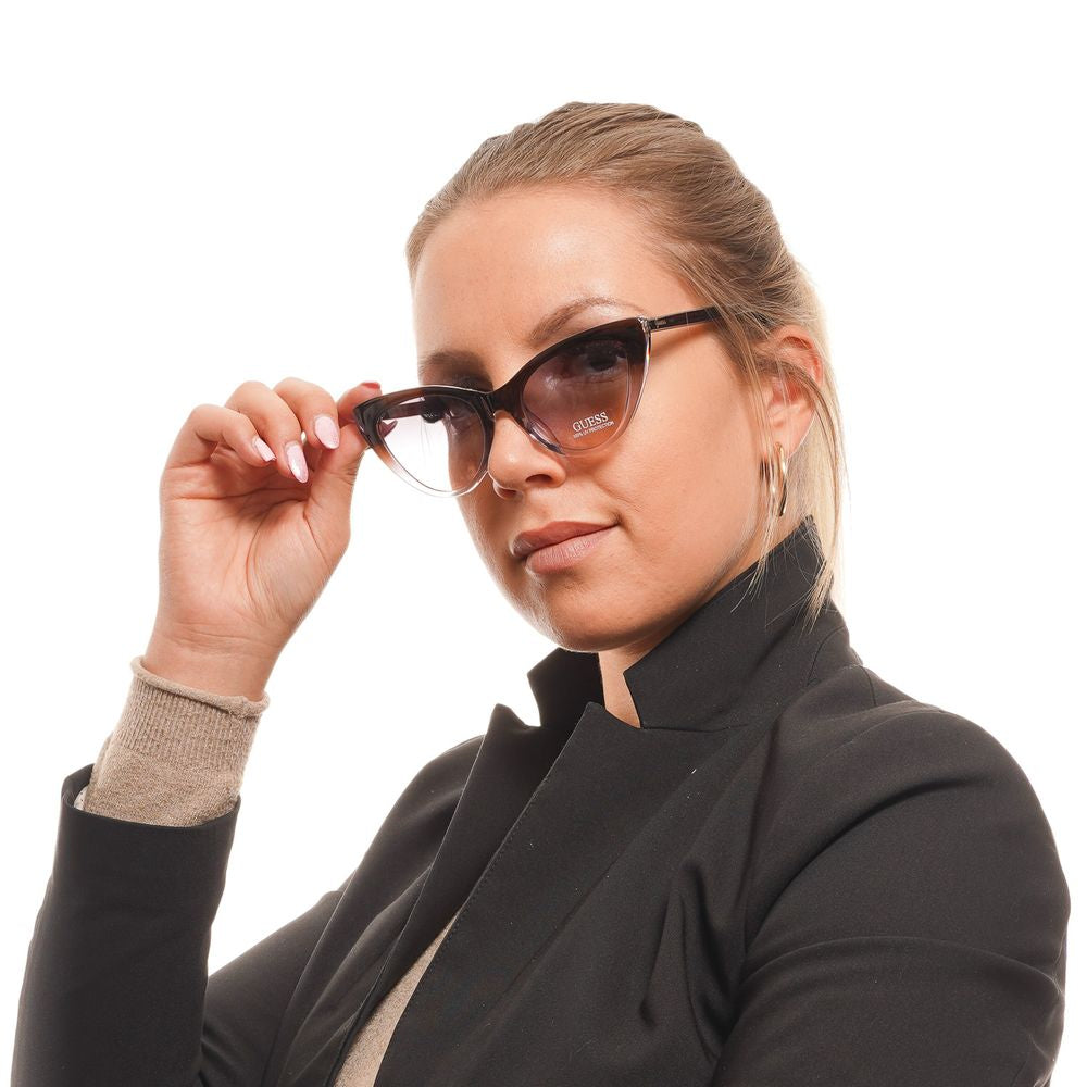 Guess Braune Kunststoff-Sonnenbrille