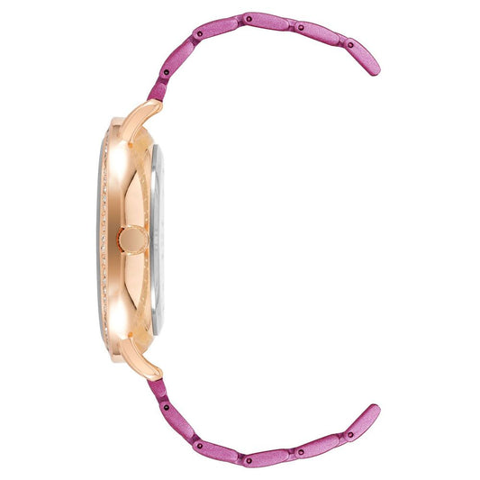 Juicy Couture Metall-Armbanduhr mit Multicolor-Zifferblatt