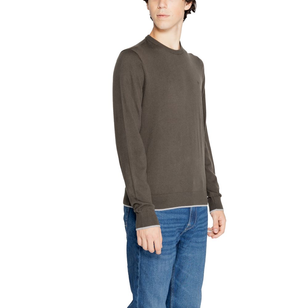 Armani Exchange Grüner Baumwoll-Sweatshirt