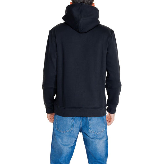 Calvin Klein Jeans Schwarzer Baumwoll-Hoodie