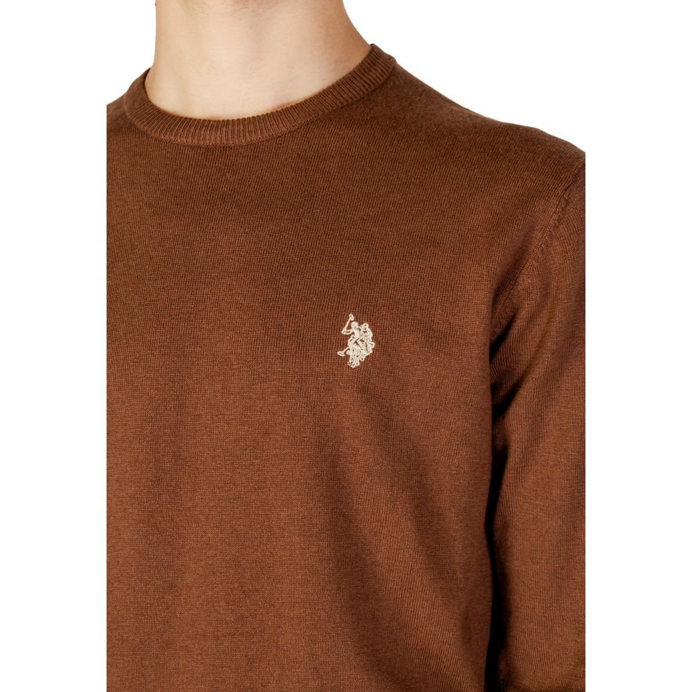 U.S. POLO ASSN. Beiger Baumwoll-Sweater