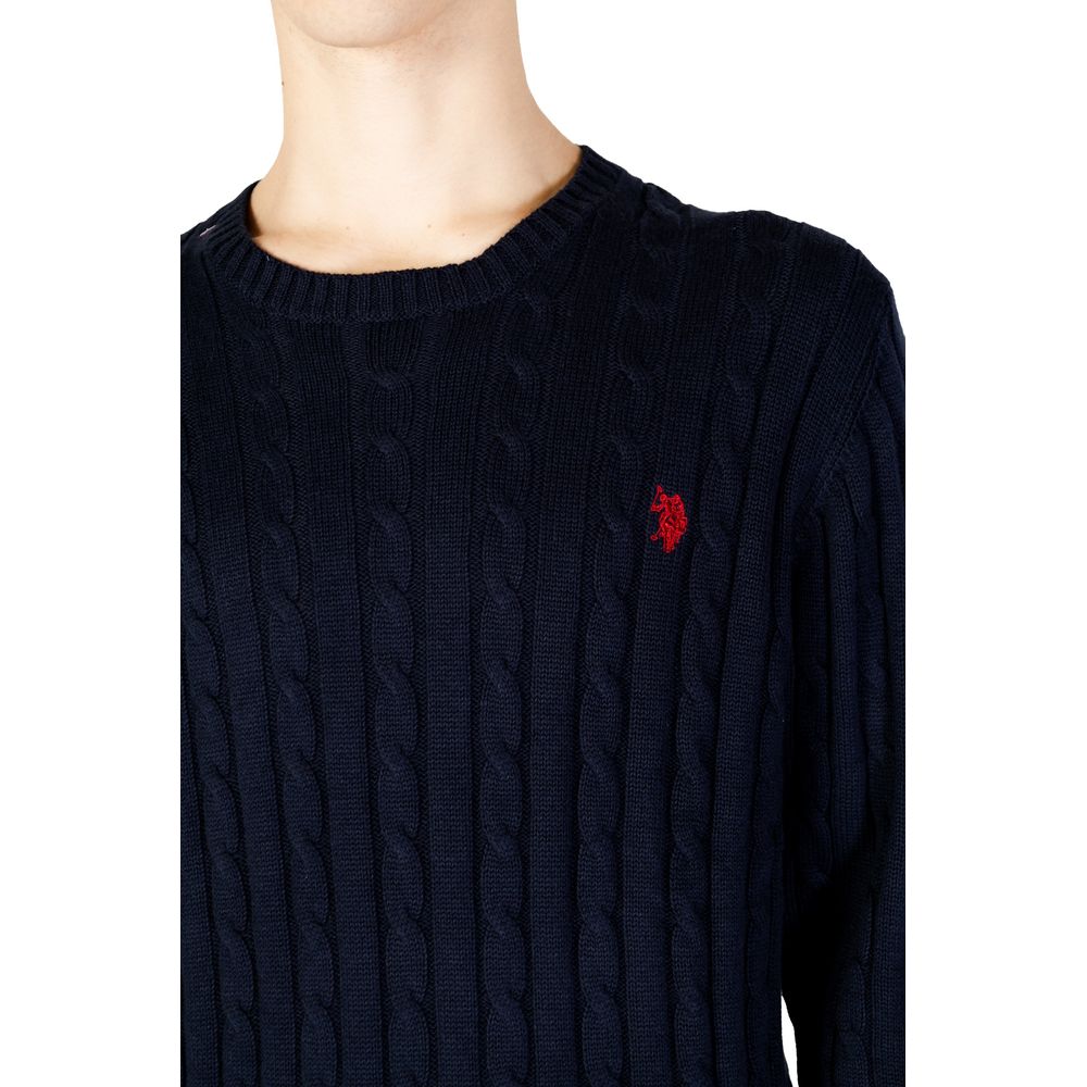 U.S. POLO ASSN. Blauer Baumwoll-Sweatshirt