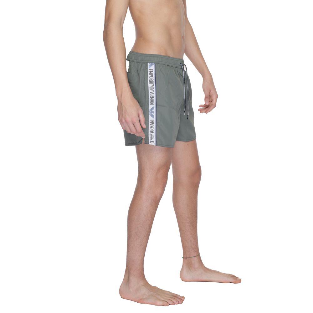 Emporio Armani Underwear Badehose aus Polyester in Grün
