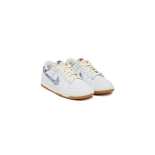 Nike Dunkelblaue Leder-Sneaker im Low-Top-Design