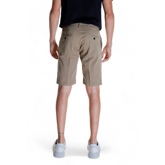 Antony Morato Beigefarbene Baumwoll-Bermuda-Shorts