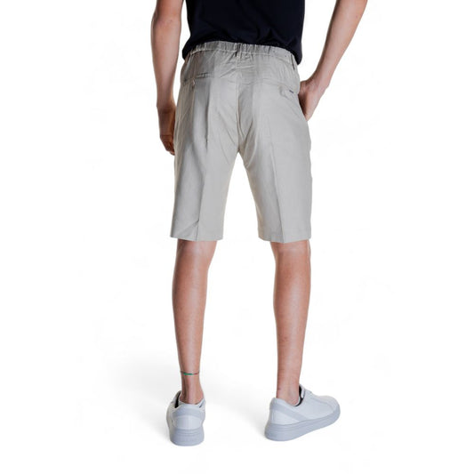 Antony Morato Beigefarbene Leinen-Bermuda-Shorts