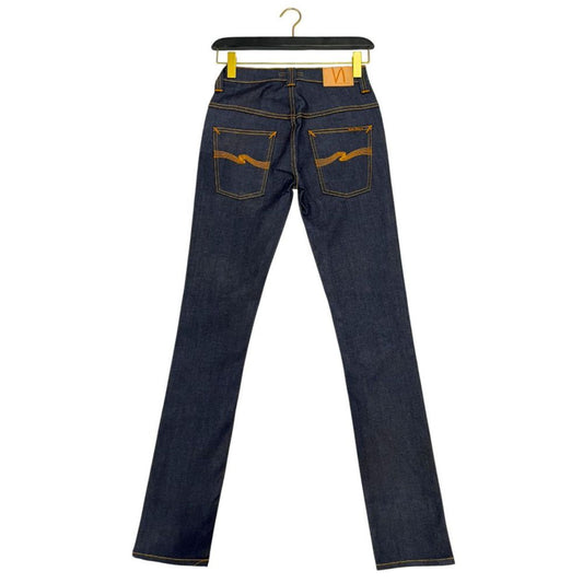 Nudie Jeans Damenjeans aus blauem Baumwollstoff