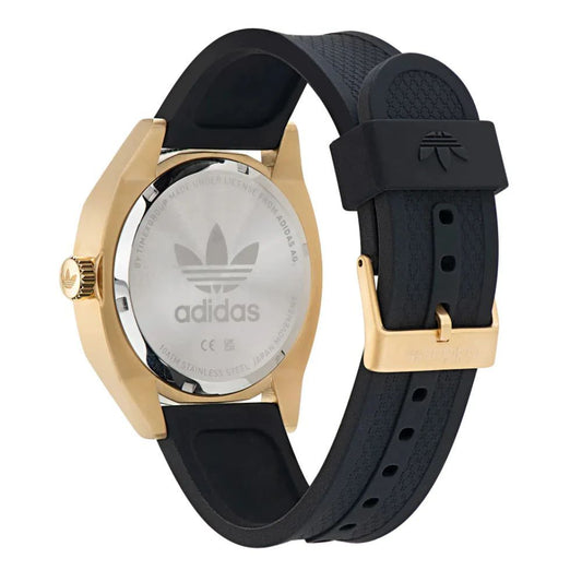 Adidas Schwarze Synthetik-Uhr im Kleidungsstil