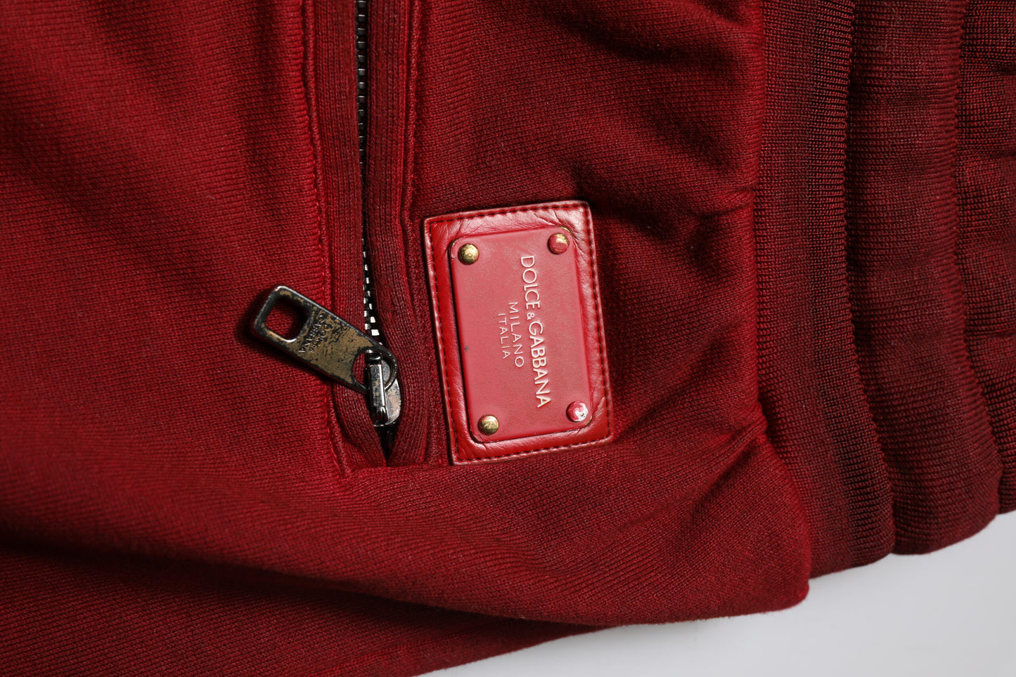 Dolce & Gabbana Bordeaux Baumwolle Bermuda Männer Sweatshorts Shorts