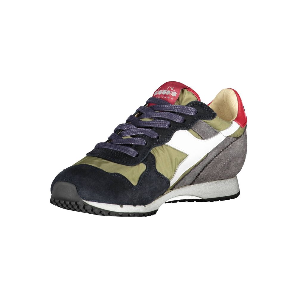 Diadora Grünes Leder Damen Sneaker