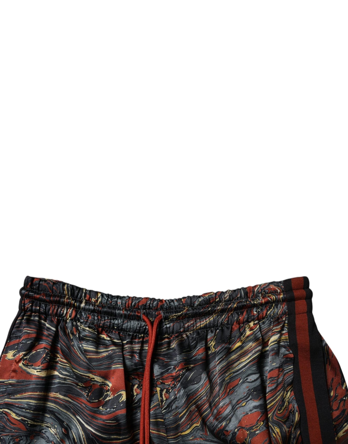 Dolce & Gabbana Bermudashorts mit mehrfarbigem Marmordruck auf der Hose