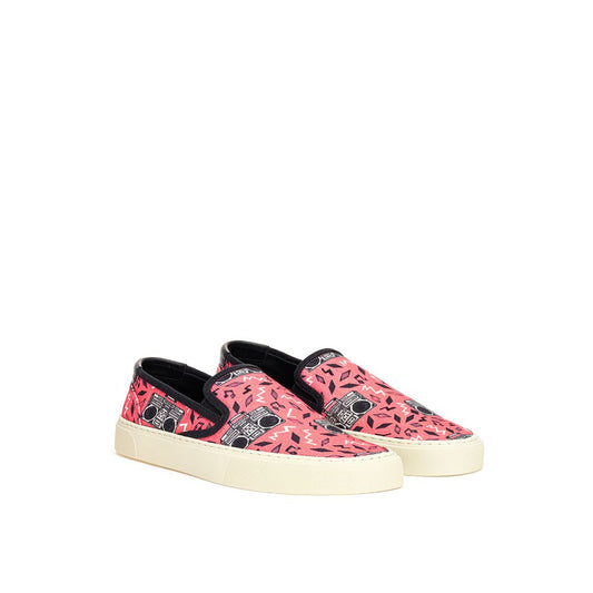 Saint Laurent Rosa Baumwoll-Plateau-Sneaker