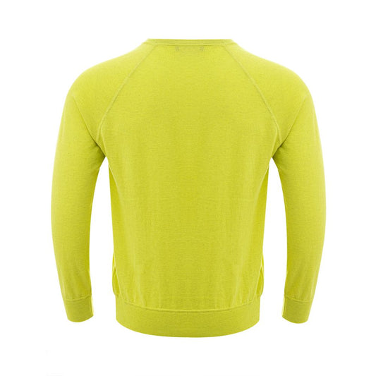 Gran Sasso Sunny Yellow Pullover aus italienischer Baumwolle