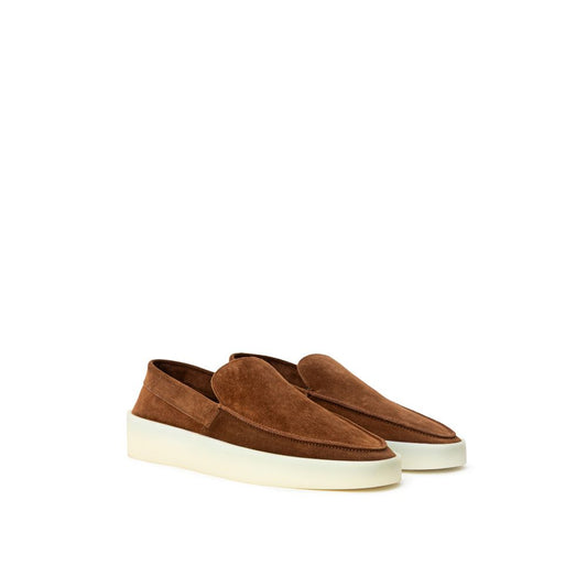 Fear Of God Brauner Leder-Slipper