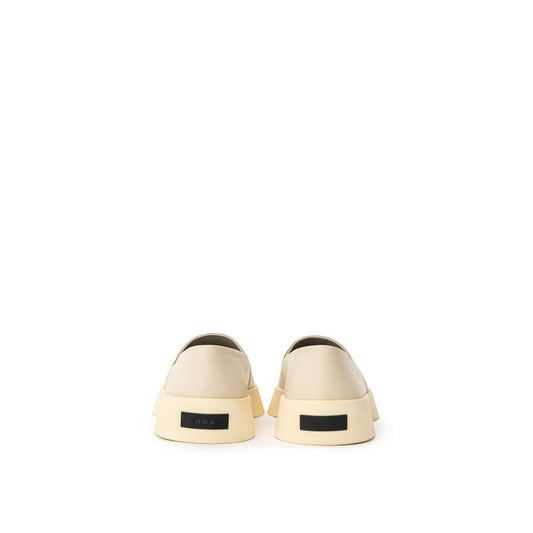 Fear Of God Beige Leder Slipper