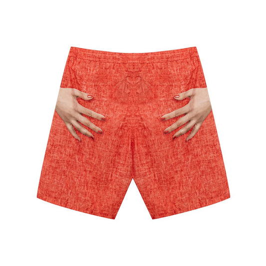 Isaia Rote Polyester-Badehose