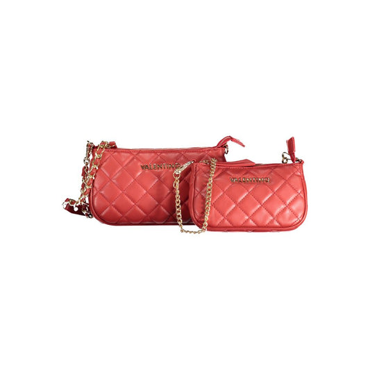 Mario Valentino Rote Polyethylen-Handtasche