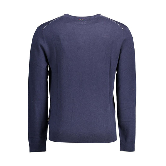 Napapijri Blauer Pullover aus Wolle für Männer