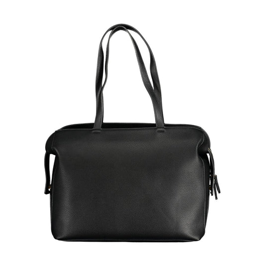 Mario Valentino Schwarze Polyethylen-Handtasche
