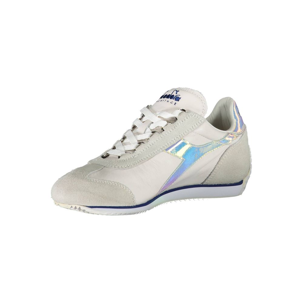 Diadora Weißes Leder Damen Sneaker