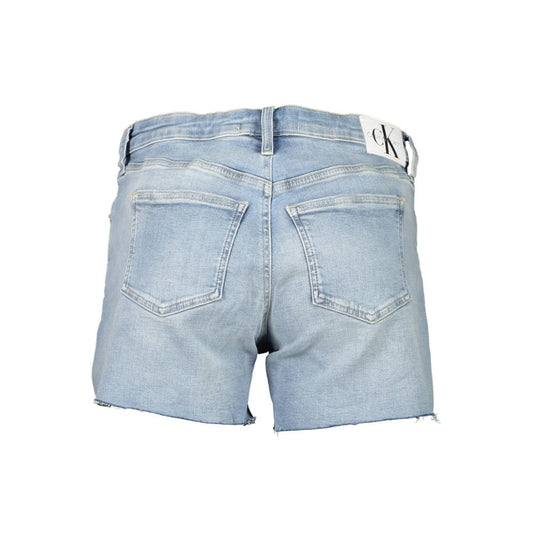 Calvin Klein Blaue Baumwolle Frauen Shorts