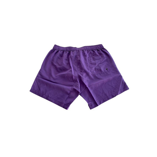 Trussardi Beachwear Badehose aus Polyester in Lila