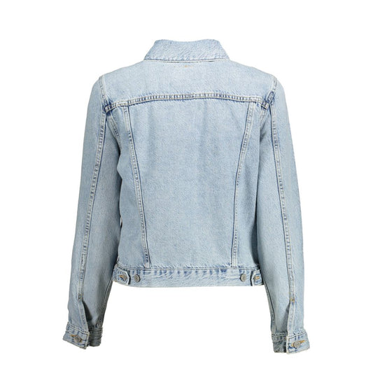 Levi's Hellblaue Baumwolle Frauen Jacke