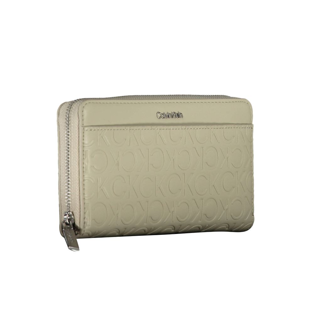 Calvin Klein Beige Polyethylen Damen Geldbörse