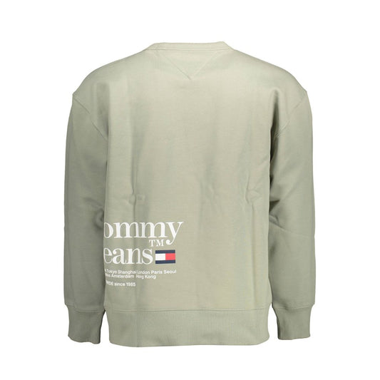 Tommy Hilfiger Grüner Baumwollpullover für Männer