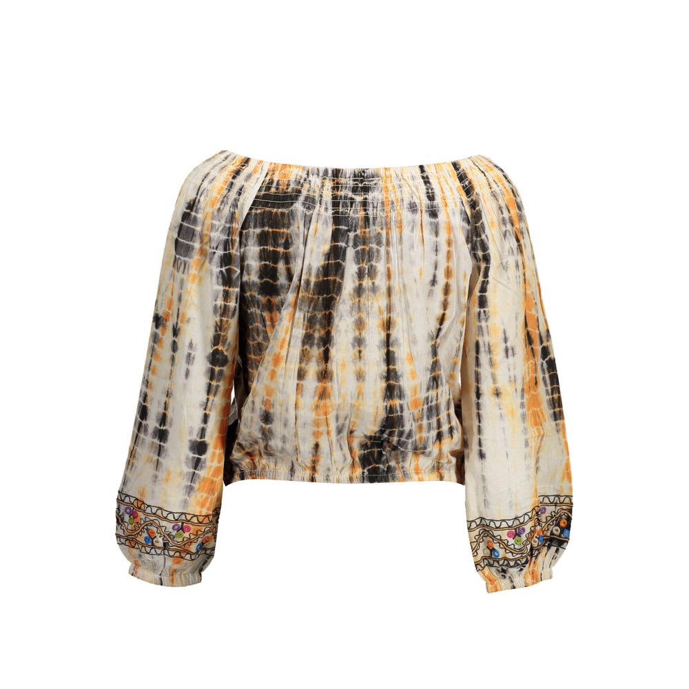 Desigual Beige Baumwolle Frauen T-Shirt