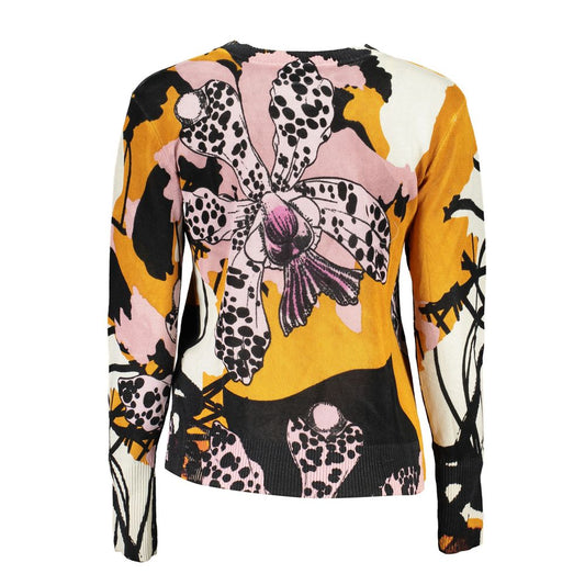 Desigual Rosa Leinenpullover