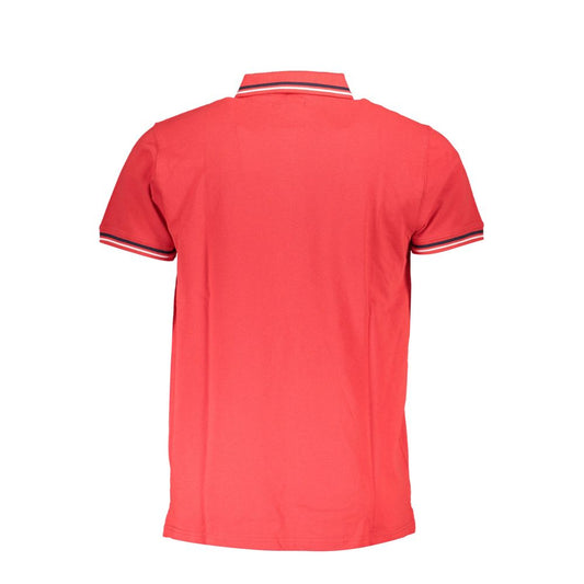 Cavalli Class Baumwoll-Poloshirt in Rot